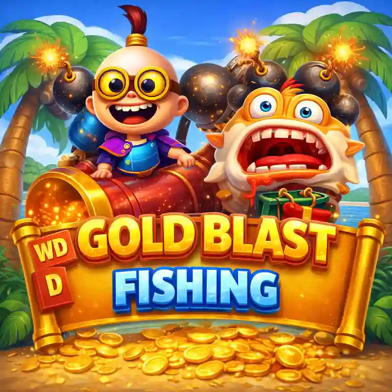 Wd Gold Blast Fishing casino game banner